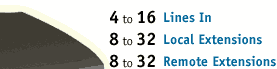 Expand from a 4x8 to a 16x32 simply by adding more units